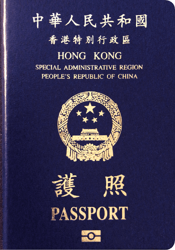 hong kong passport travel to spain