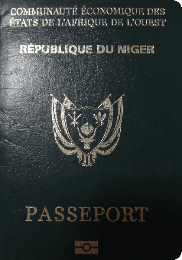 Passport of Niger