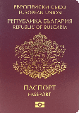 Passhülle von Bulgarien