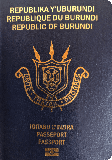 Pasaportu kapağı Burundi