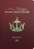 Pasaportu kapağı Brunei