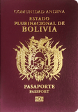 Passport cover of Bolivien