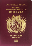 Pasaportu kapağı Bolivya