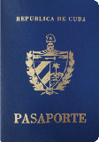 Pasaportu kapağı Küba