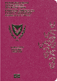 Capa do passaporte de Chipre