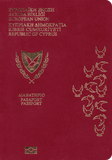 Couverture de passeport de Chypre