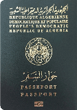 Pasaportu kapağı Cezayir