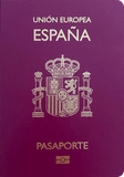 Pasaportu kapağı ispanya