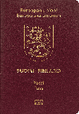 Passhülle von Finnland