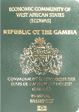 Pasaportu kapağı Gambiya