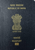 Passport cover of India