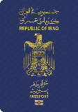 Passhülle von Irak