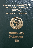 Pasaportu kapağı Liberya