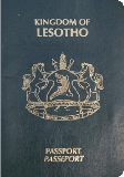 Pasaportu kapağı Lesoto