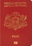 Funda de pasaporte de Letonia