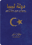 Pasaportu kapağı Libya