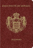 Funda de pasaporte de Mónaco