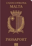 Couverture de passeport de Malte