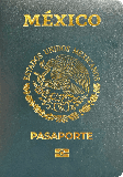 Passhülle von Mexiko