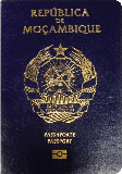 Pasaportu kapağı Mozambik