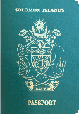 Passport cover of Ilhas Salomão