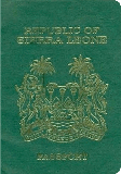 Passport cover of Sierra Leona