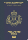 Capa do passaporte de San Marino