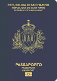 Pasaportu kapağı San Marino