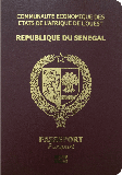 Couverture de passeport de Sénégal