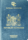 Pasaportu kapağı Surinam