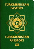 Funda de pasaporte de Turkmenistán