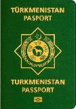 Pasaportu kapağı Türkmenistan