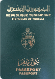 Pasaportu kapağı Tunus