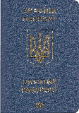 Pasaportu kapağı Ukrayna