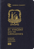 Passport cover of St. Vincent and the Grenadines
