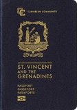 Pasaportu kapağı Vincent ve Grenadinler