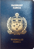 Passport cover of Самоа