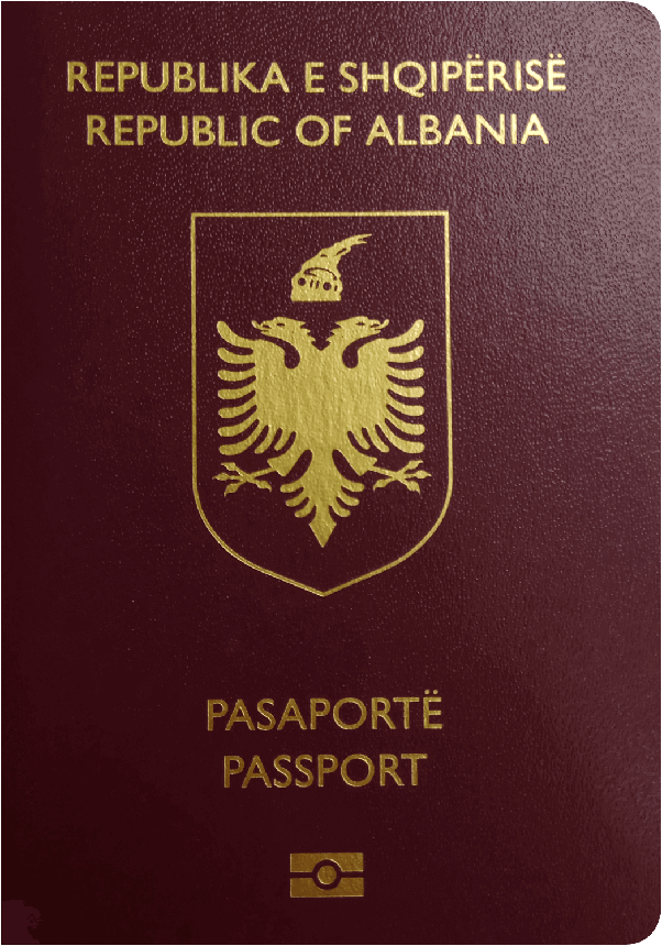 Reisepass von Albanien