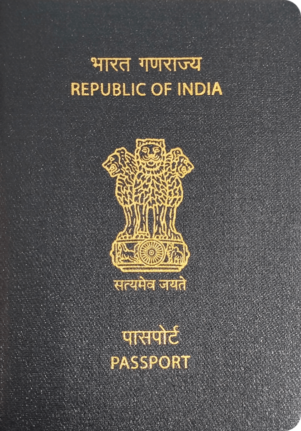 Reisepass von Indien