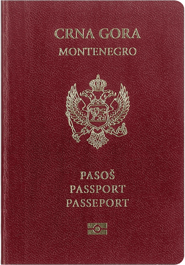 Reisepass von Montenegro