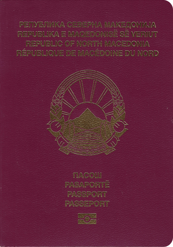 Pasaporte de Macedonia del Norte